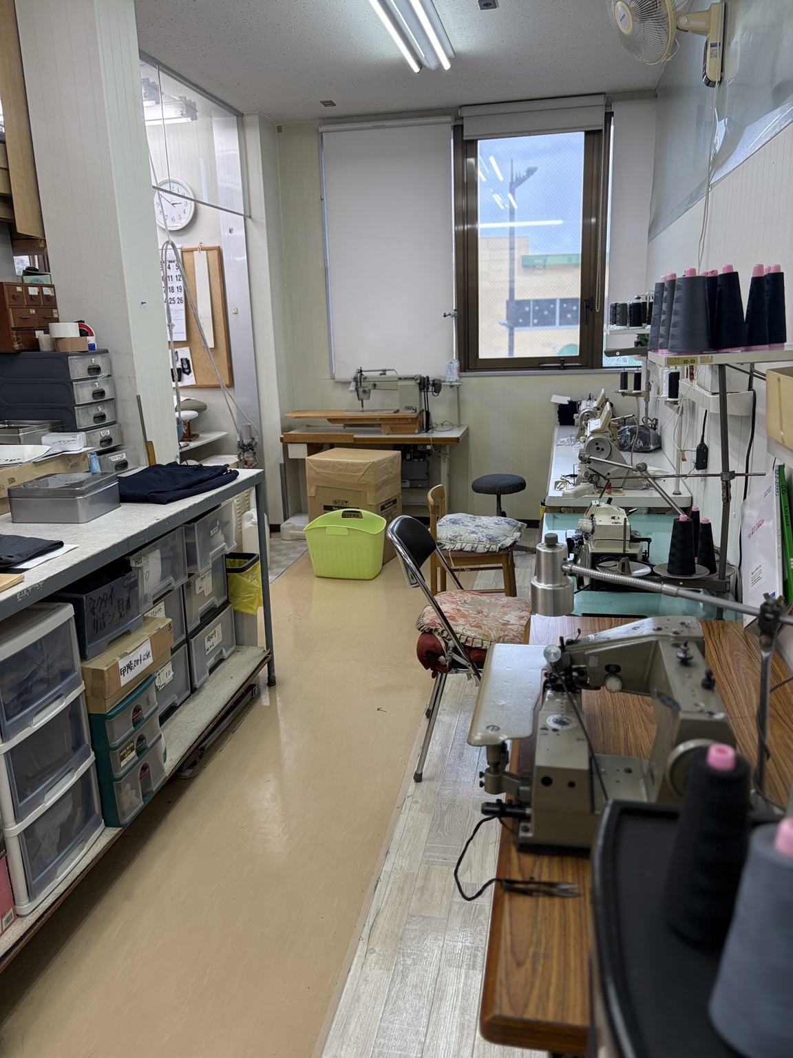 現在の作業場